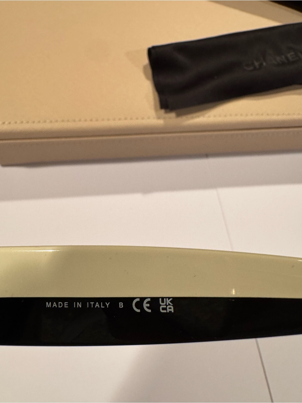 Chanel NWT Black Oval Women's Sunglasses - Designer Style - Picture 10 of 11